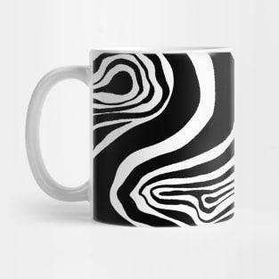 Surreal flowing lines Mug